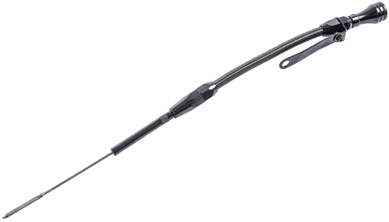 Flexible Engine Oil Dipstick for 1980-1985 Small Block Chevy [Black]