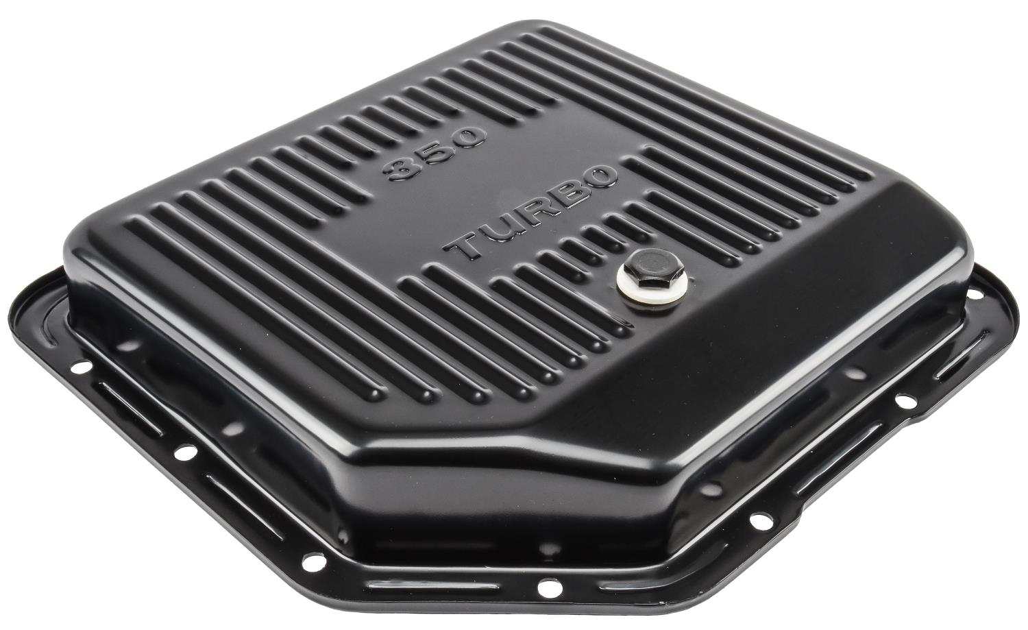 Automatic Transmission Pan for GM TH350 [Black Powder Coated Steel]