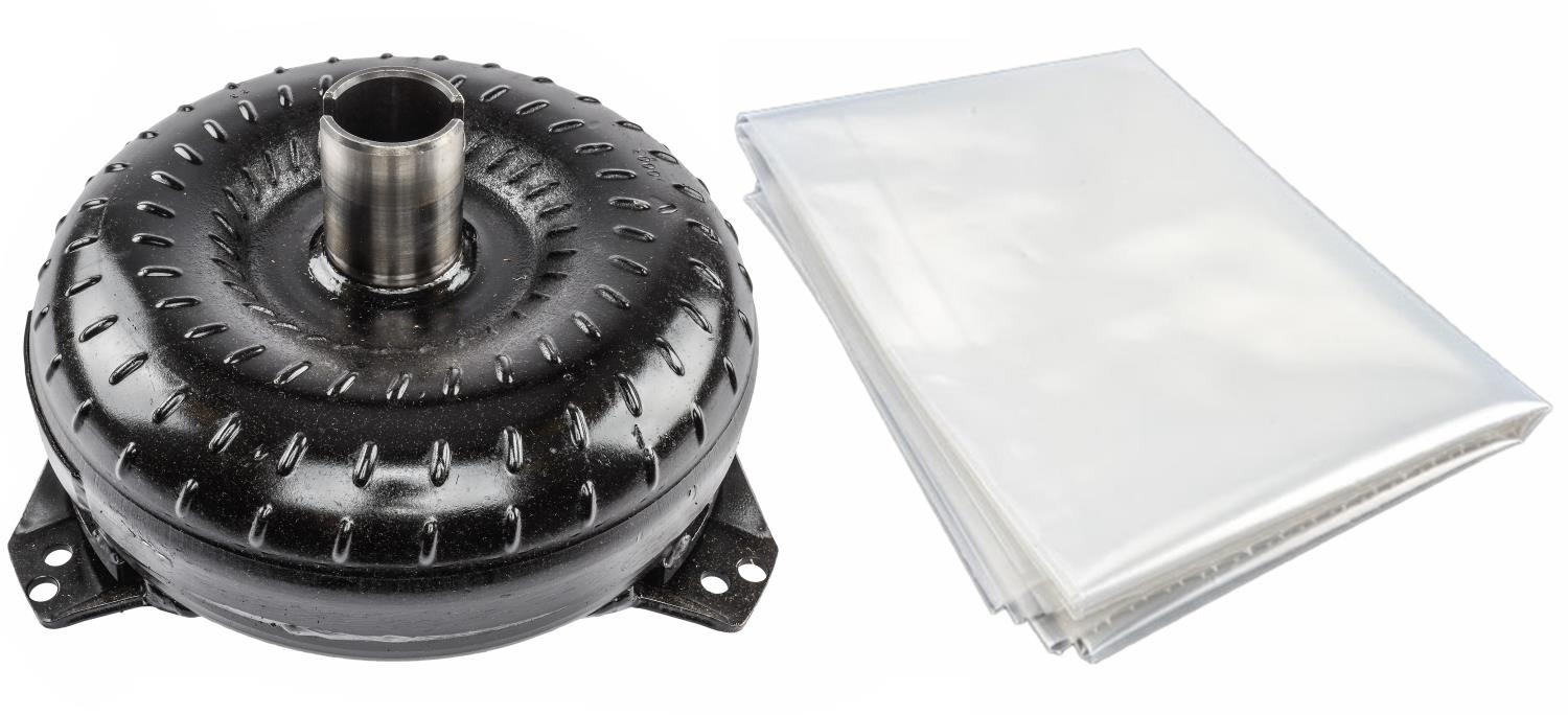 Torque Converter & Storage Bag Kit for GM TH350/TH400 [3500-3800 RPM Stall Speed]