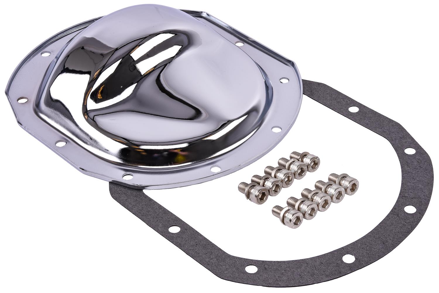 Chrome Differential Cover Ford 7.5 in. 10-Bolt