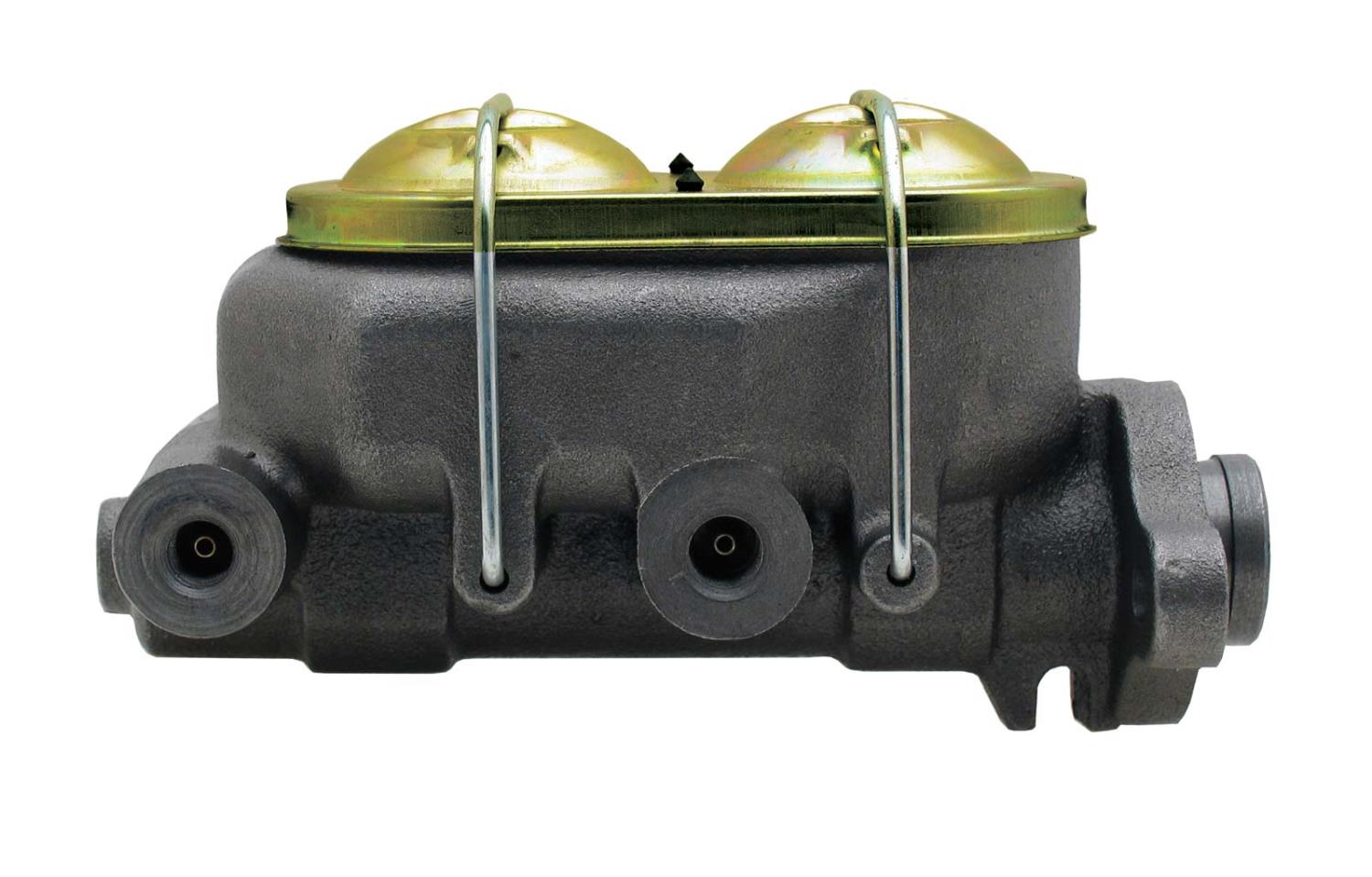 Brake Master Cylinder, Cast-Iron with Natural Finish [GM Universal Mounting] 1 1/8 in.