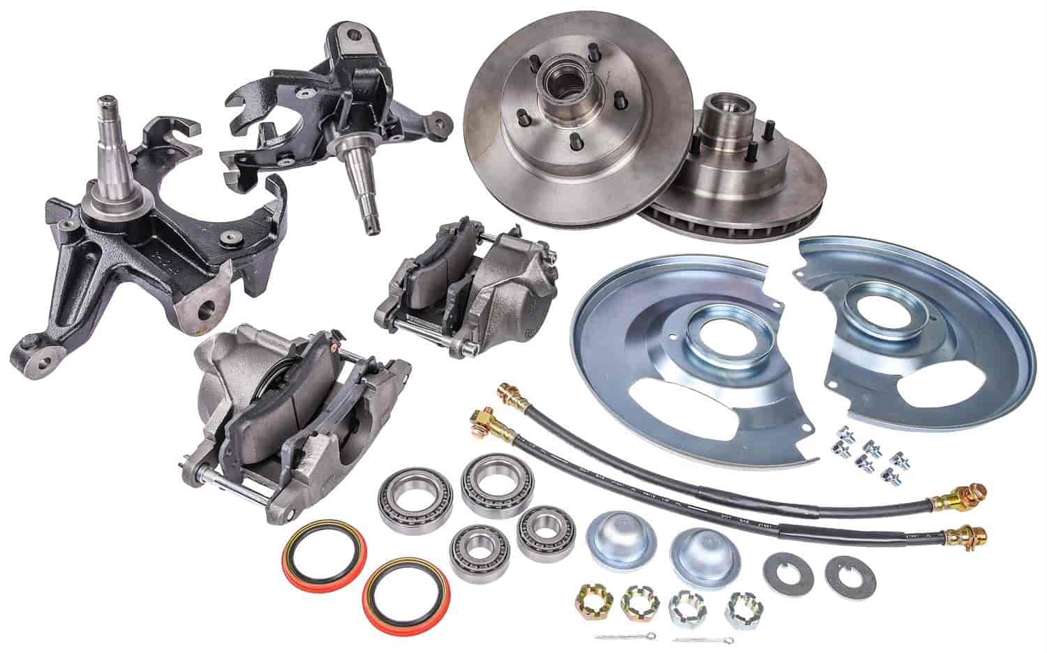 Front Disc Brake Conversion Kit with 2 in. Drop Spindles for 1963-1970 Chevy C10 Truck [5 Lug]