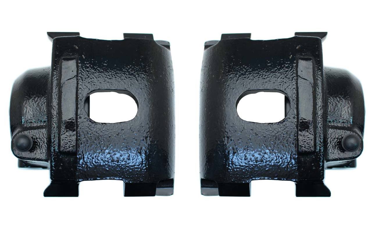 Mopar Front Disc Brake Caliper Set with D84 Pads, Left/Driver & Right/Passenger Side, Black Powder Coated Powder Coated [NEW]