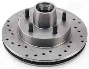 High Performance Cross-Drilled & Vented Right Front Brake Rotor for 1981-1995 GM F-Body