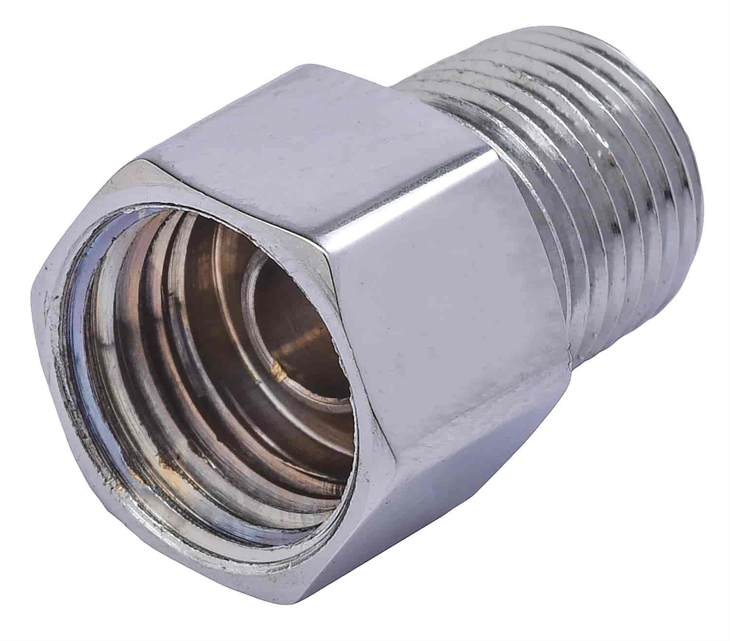 Chrome Adapter Fitting 1/8 in. NPT x 7/16 in. -20 Inverted Flare Female