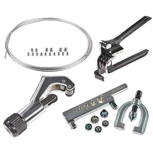Stainless Steel Brake Line and Tool Kit [1/4 in. Diameter]