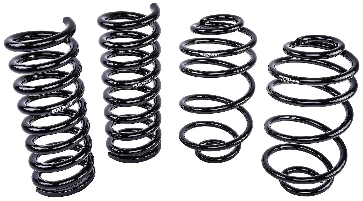 2 in. Lowering Coil Spring Kit for 1967-1972 GM A-Body Models [Black Powder-Coated Finish]