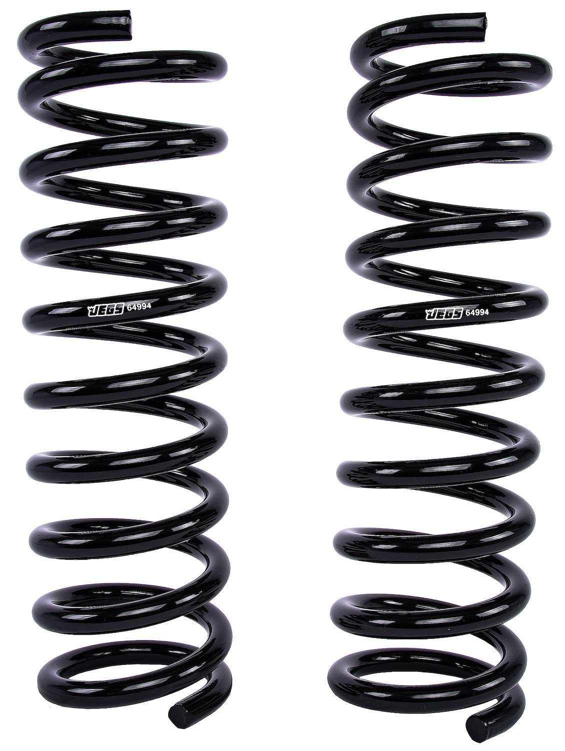 Replacement Front Coil Springs Fits Select 1955-1972 GM Models [16.440 in. Length, 328 lb./in., Black Powder-Coated Finish]