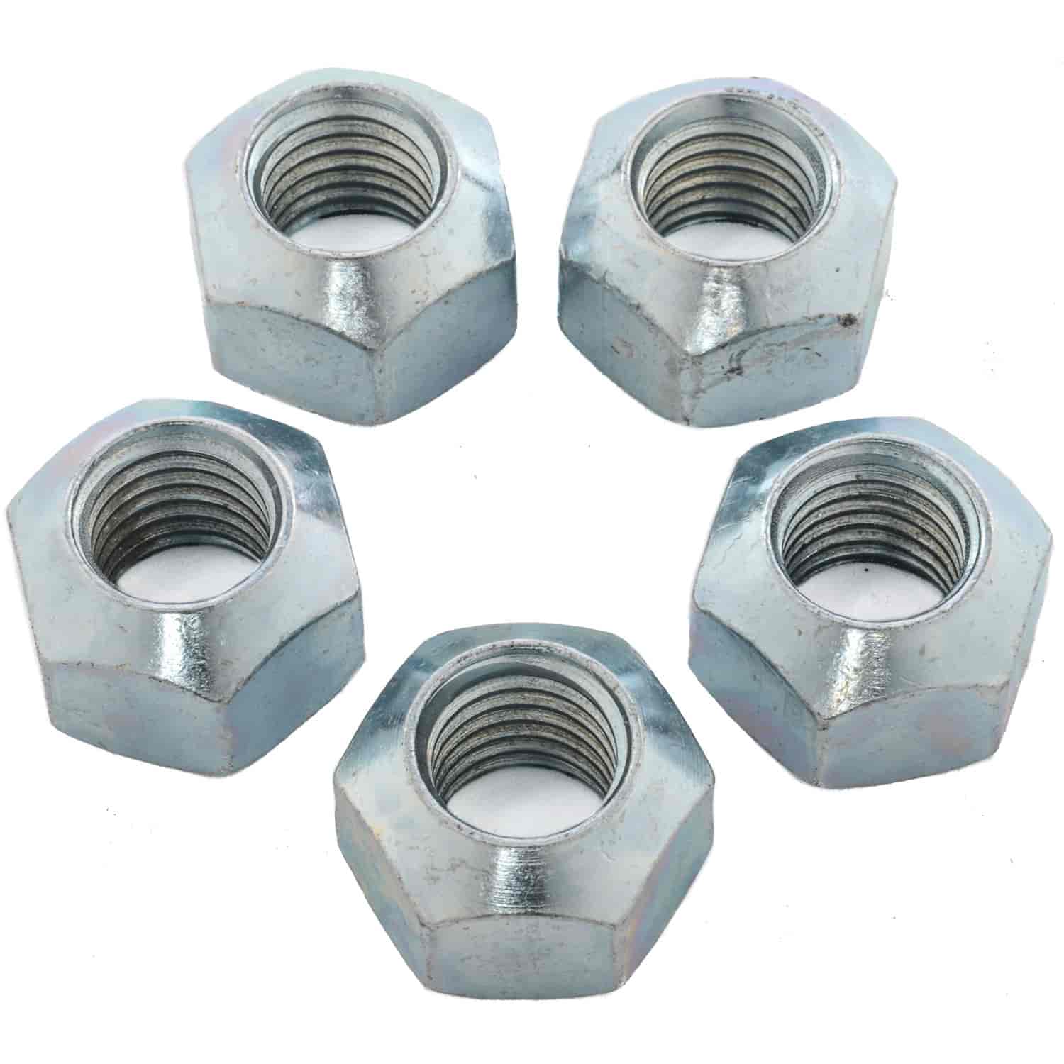 Single-Sided Steel Lug Nuts [5/8 in.-11 Thread, 1 in. Hex] Set of 5