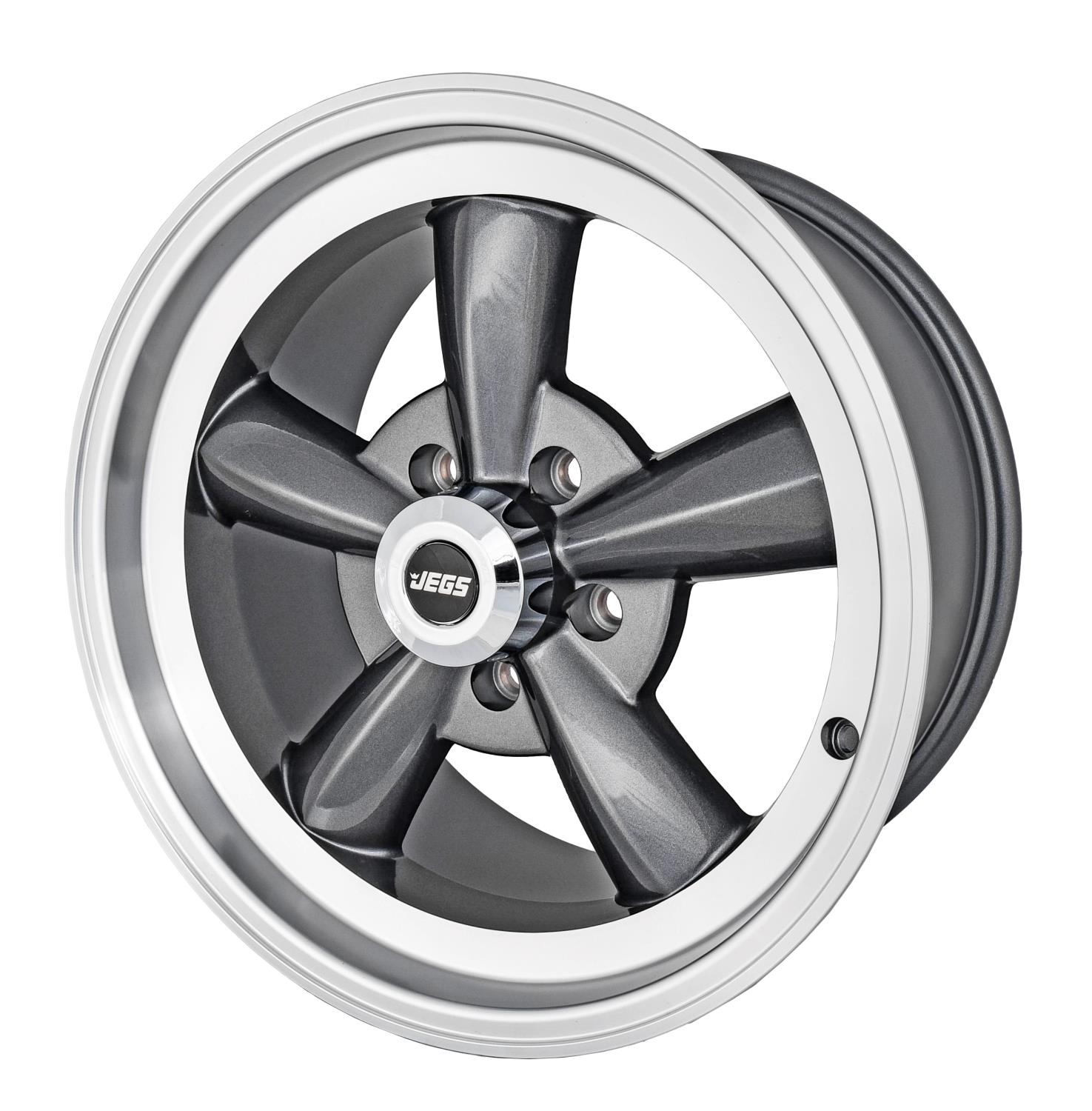 Sport Torque Wheel [Size: 17" x 8"] Polished Lip with Grey Spokes