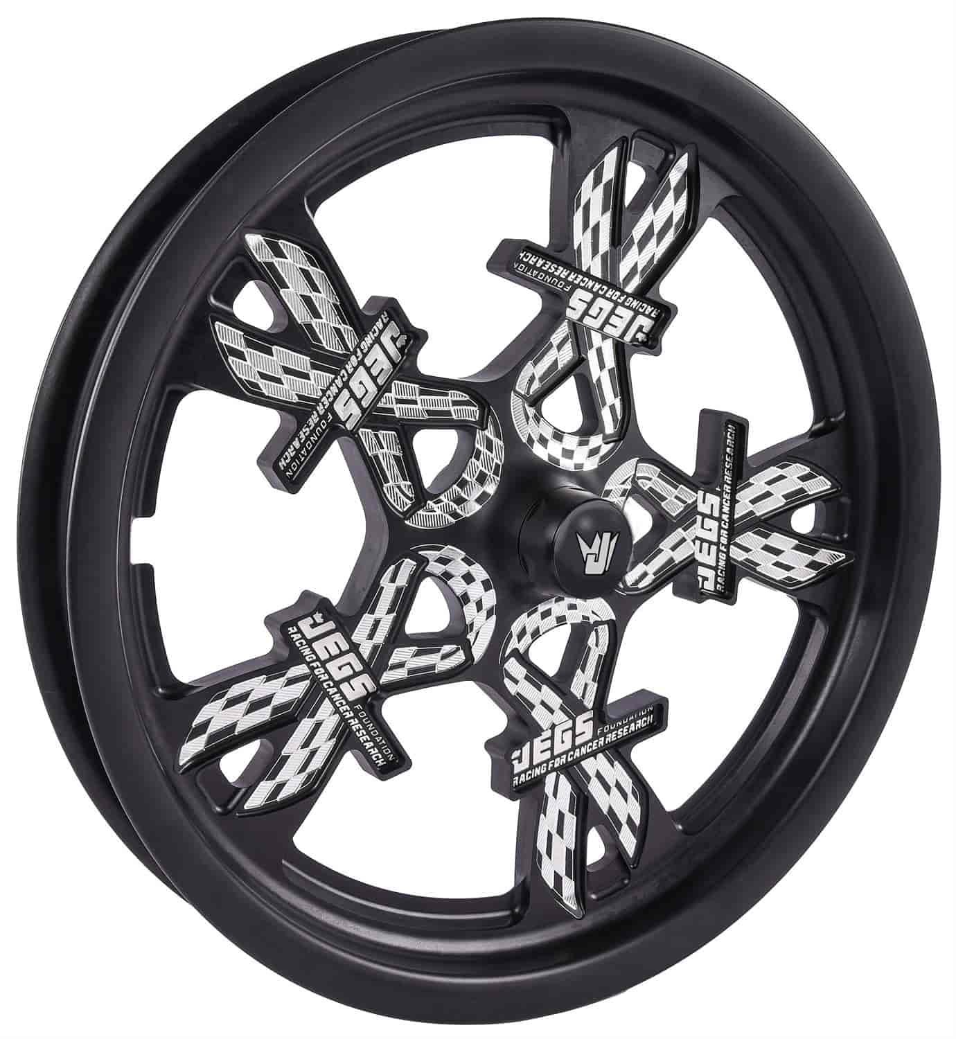 JEGS Cancer Foundation Ribbon Pro Forged Wheel Size: 17" x 2.4"