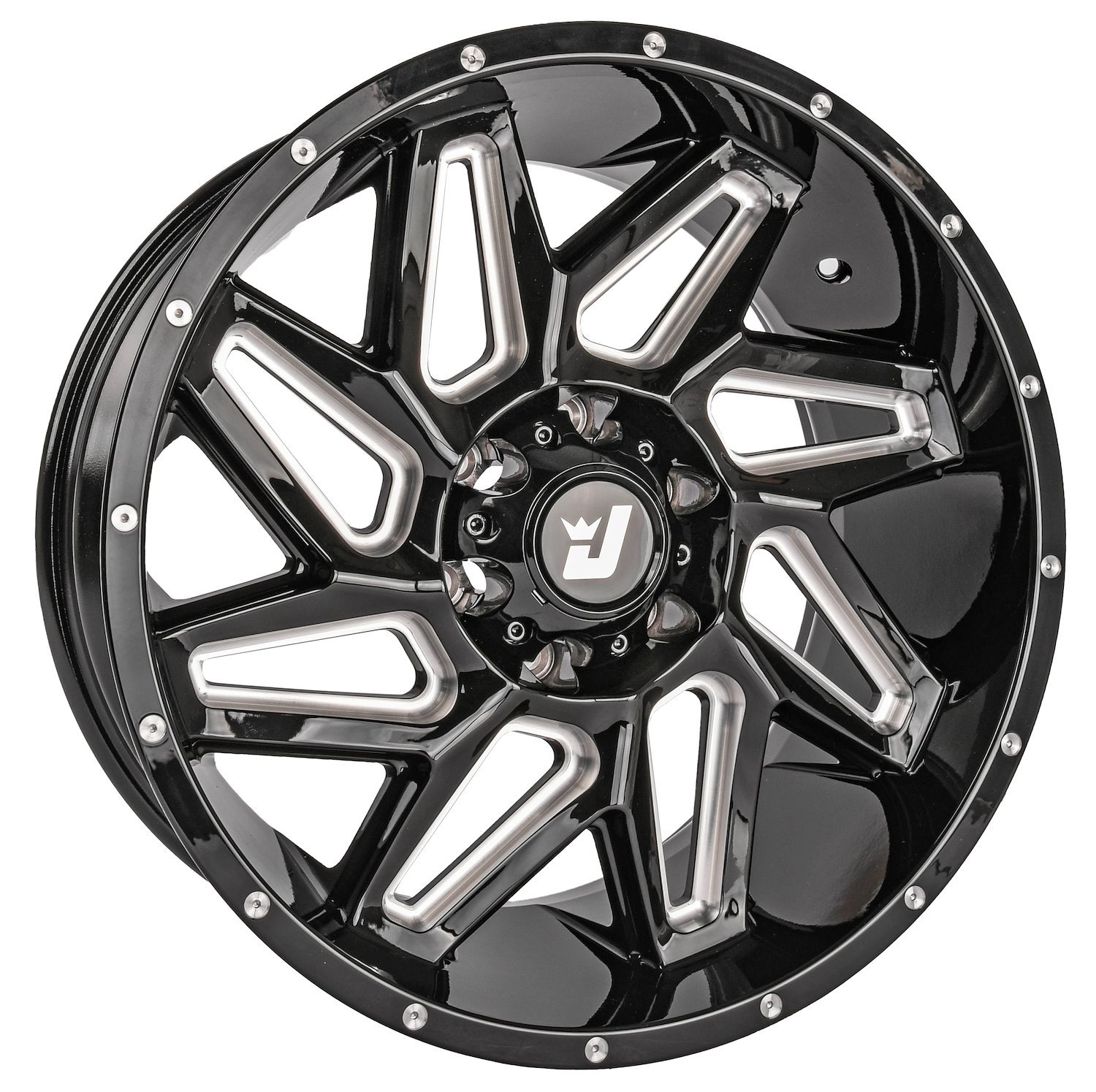 Catalyst Wheel [Size: 20" x 10"] Gloss Black with Milled Spokes