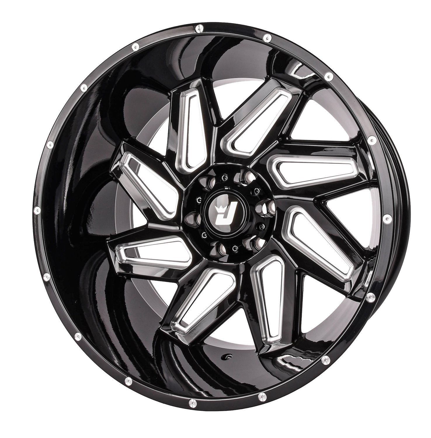 Catalyst Wheel [Size: 22" x 14"] Gloss Black with Milled Spokes