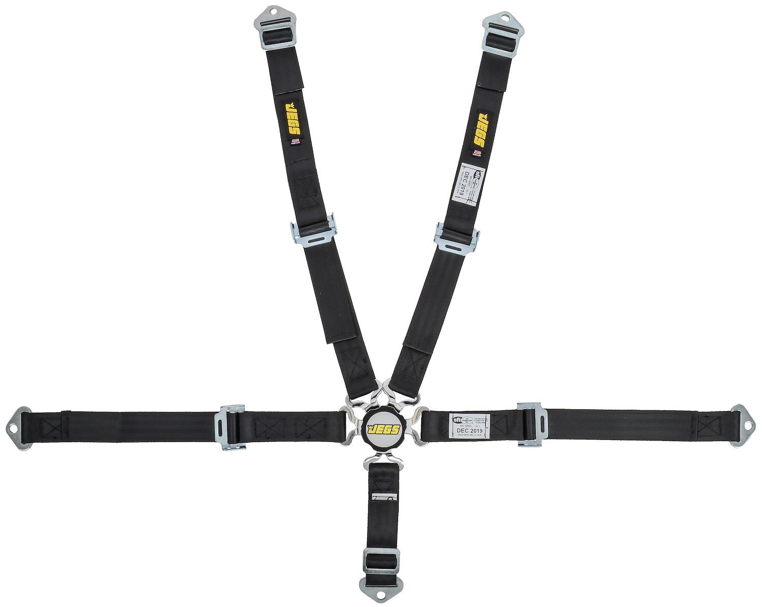 Ultra Series 5-Point Harness w/Cam Lock for Jr Dragster [Black]