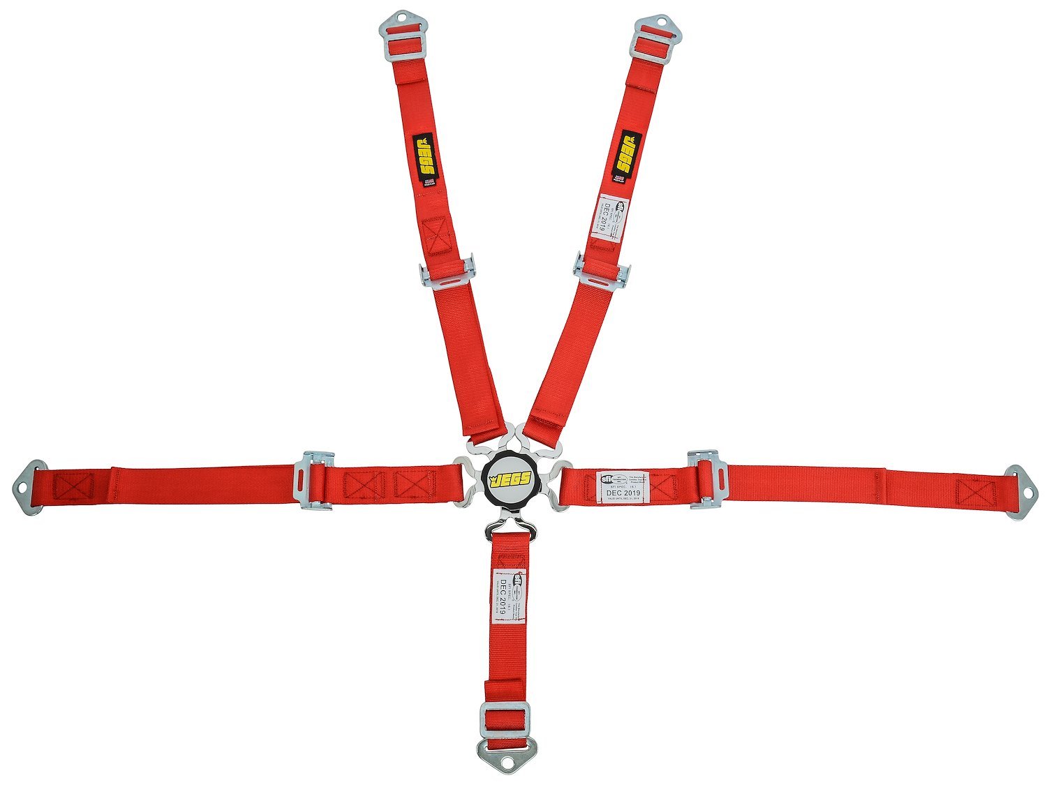 Ultra Series 5-Point Harness w/Cam Lock for Jr Dragster [Red]
