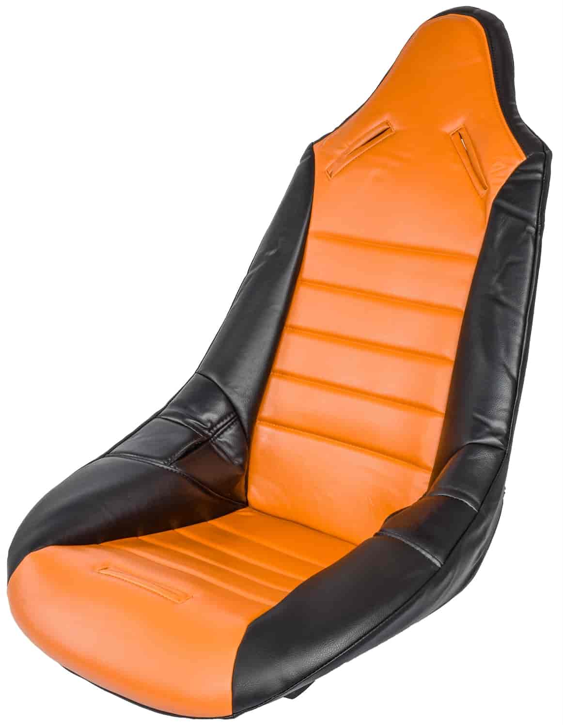Pro High Back II Vinyl Seat Cover Orange with Black Trim