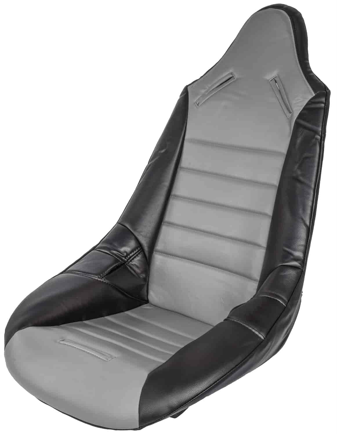 Pro High Back II Vinyl Seat Cover Grey with Black Trim