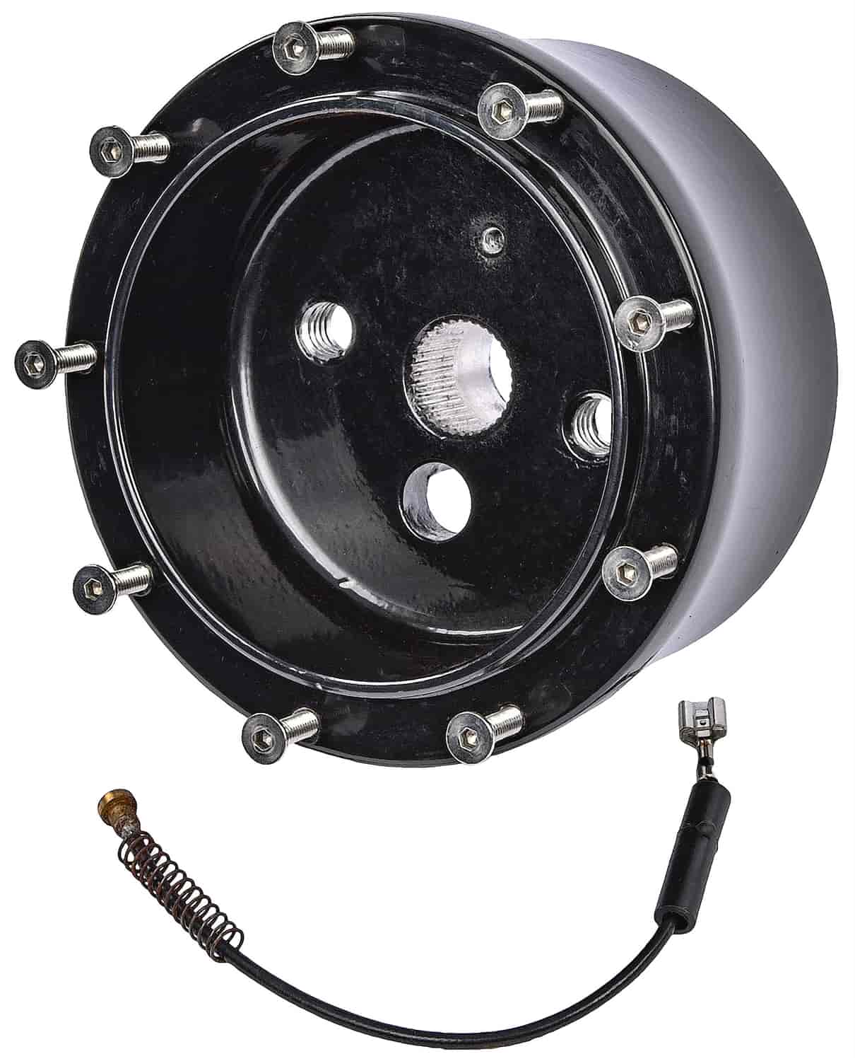 Steering Wheel Adapter for 1967-1994 GM/Chevy Steering Columns [Black Billet Aluminum]