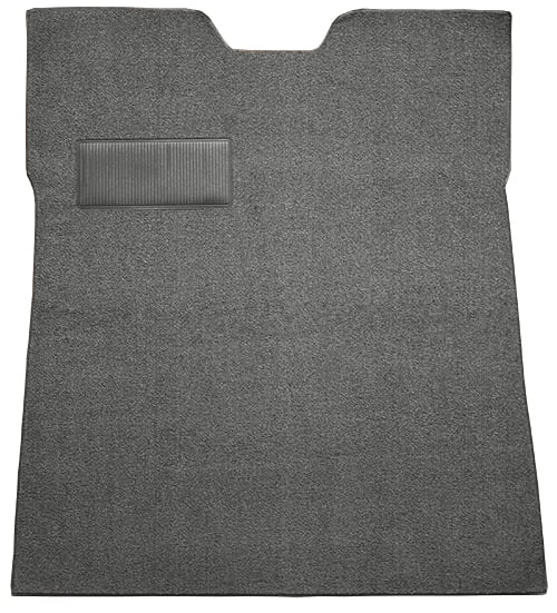 Molded Loop Carpet for 1955 GM 1st Series Trucks w/o Gas Tank in Cab [OE-Style Jute Backing, Gunmetal Gray]