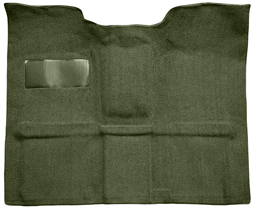 Molded Loop Carpet for 1967-1972 GM C Series Regular Cab Truck w/TH400 [OE-Style Jute Backing, Dark Olive Green]