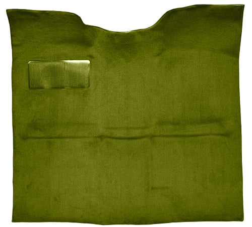 Molded Loop Carpet for 1967-1972 GM C Series Regular Cab Trucks w/o Gas Tank in Cab [Mass Backing, Moss Green]