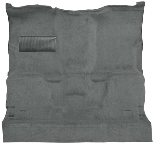 Molded Cut Pile Carpet for 1981-1986 GM C Series Regular Cab Trucks w/Automatic or 3-Speed [Jute Backing, Dove Gray]