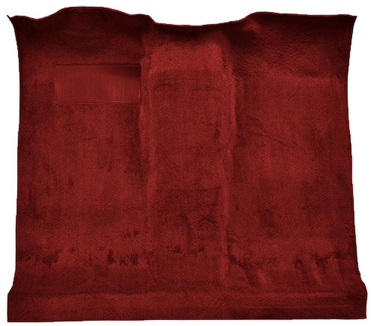 Molded Cut Pile Passenger Area Carpet for 1974-1977 Chevy Blazer, GMC Jimmy [OE-Style Jute Backing, 1-Piece, Oxblood]