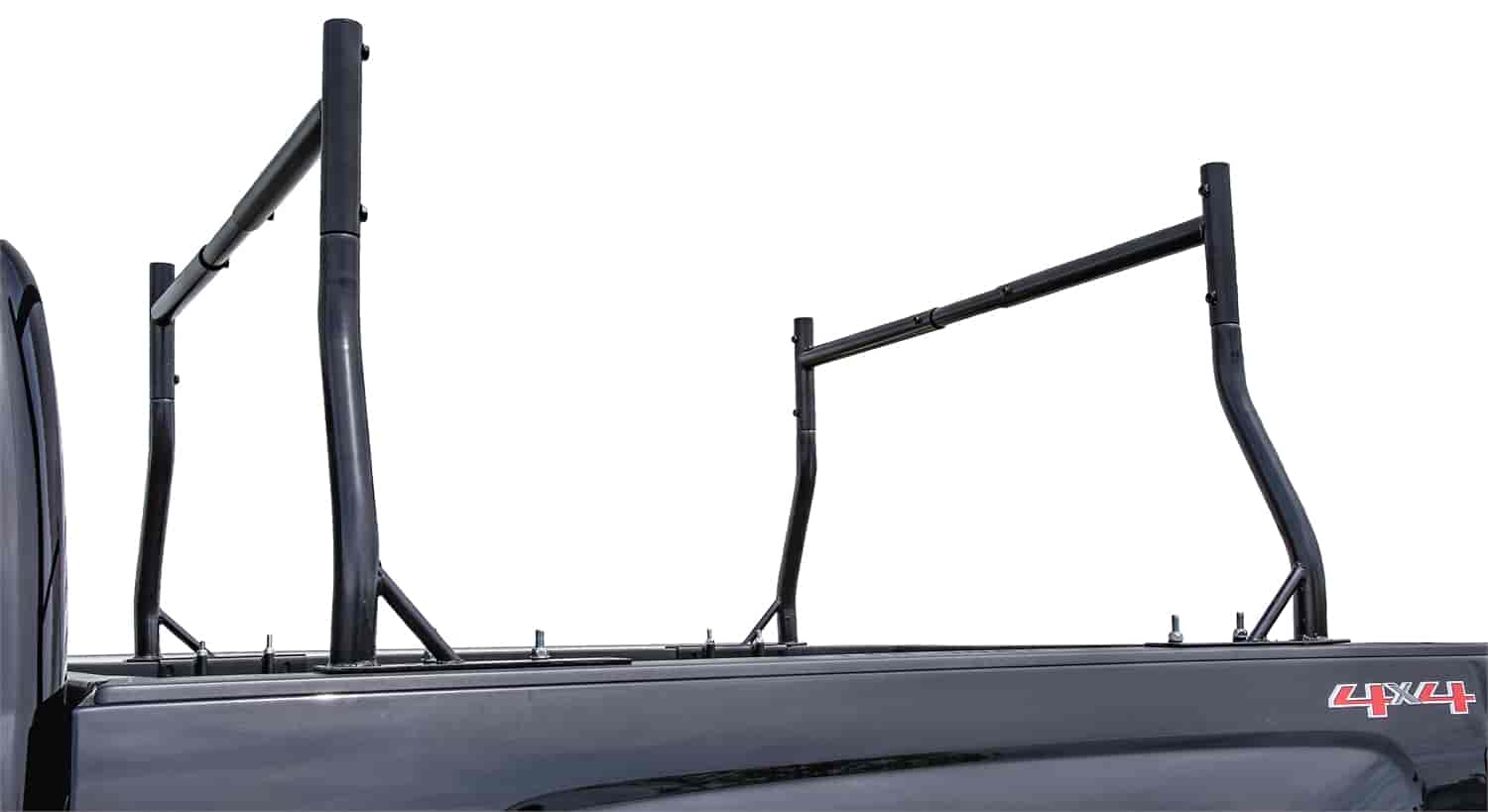 4-Post Universal Truck Rack Front & Rear [Steel Tubing | Black Finish]