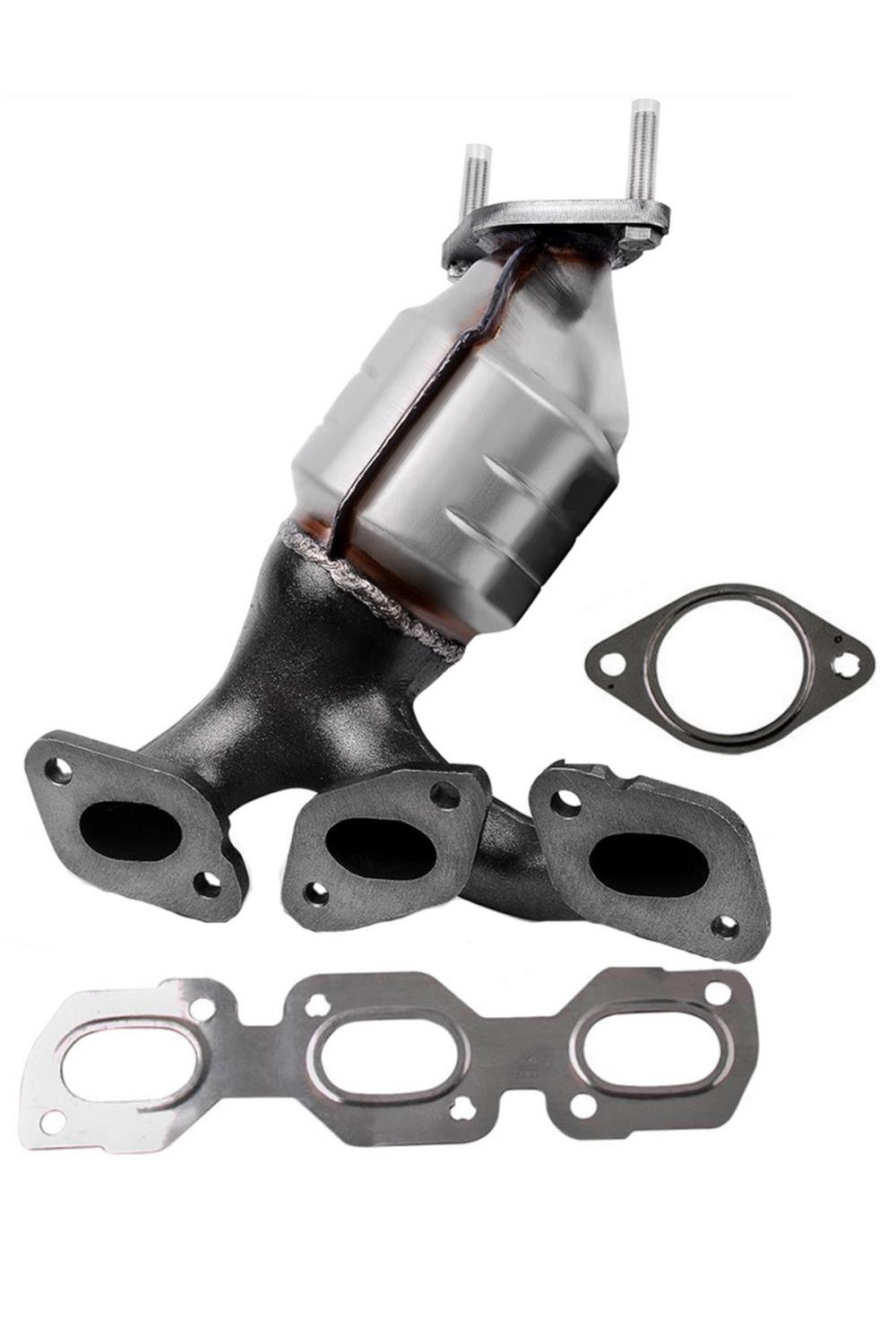 Catalytic Converter Fits 2001-2008 Ford Escape, 2001-2006 Mazda Tribute, 2005-2008 Mercury Mariner w/3.0L V6 Eng. [Front Right]