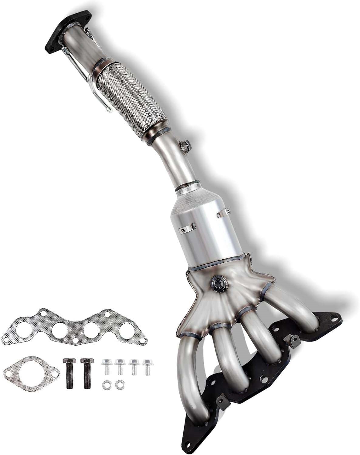 Catalytic Converter Fits 2012-2018 Ford Focus w/2.0L 4 cyl, 1.0L & 2.0L Turbocharged 4 cyl. [Front]