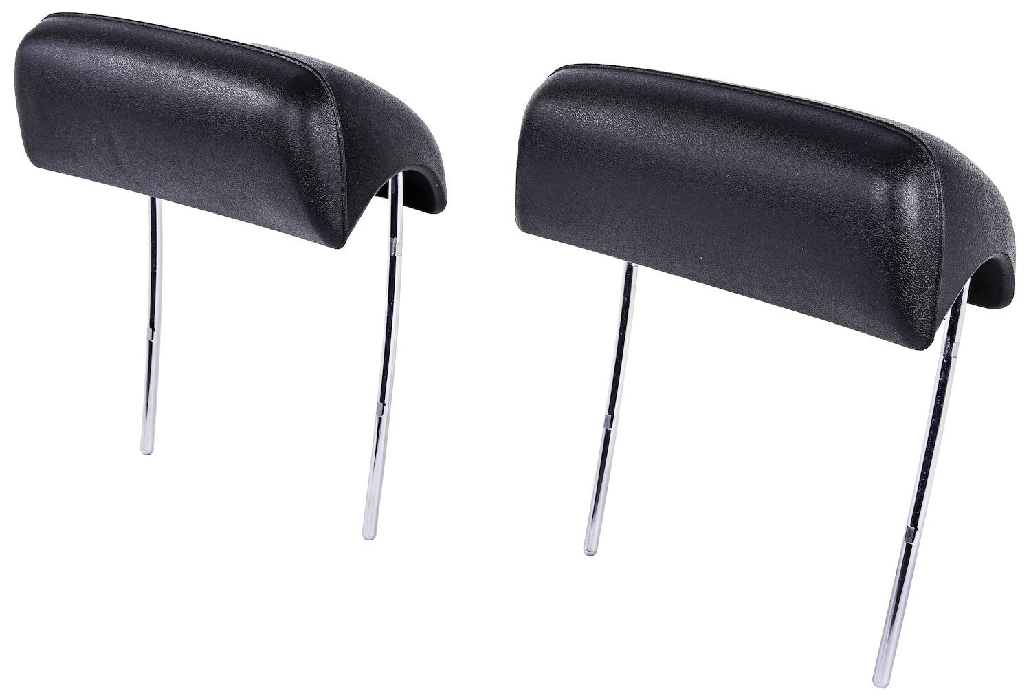 Bucket Seat Headrests Fit Select 1970-1972 Buick, Chevy, Oldsmobile Pontiac Models [Black, Pair]