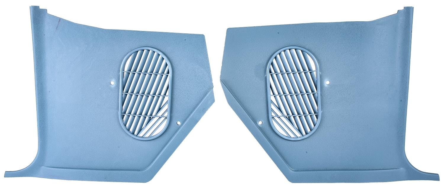 Blue Interior Kick Panels for Select 1964 GM A-Body Models without A/C