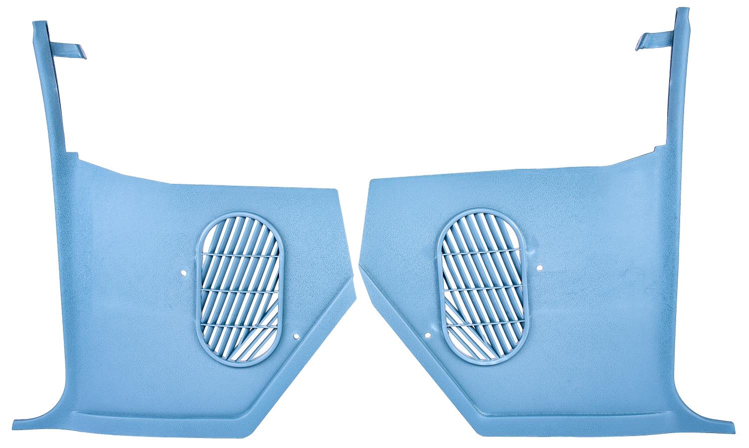 Blue Interior Kick Panels for Select 1965-1966 GM A-Body Models without A/C