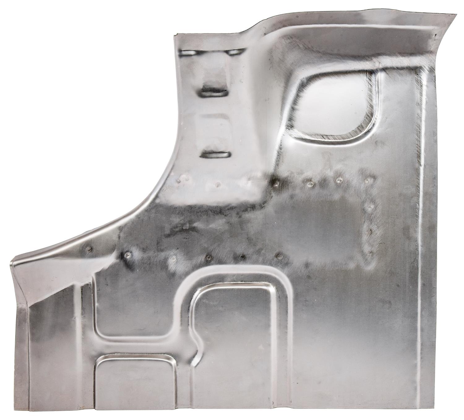 Partial Trunk Floor Section w/Brace for Select 1964-1967 Buick, Chevy, Oldsmobile, Pontiac Models [Left/Driver Side]