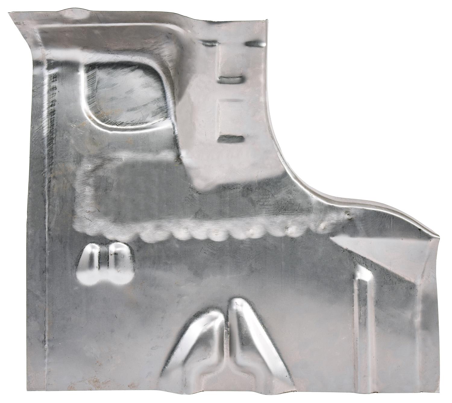 Partial Trunk Floor Section w/Brace for Select 1964-1967 Buick, Chevy, Olds, Pontiac Models [Right/Passenger Side]