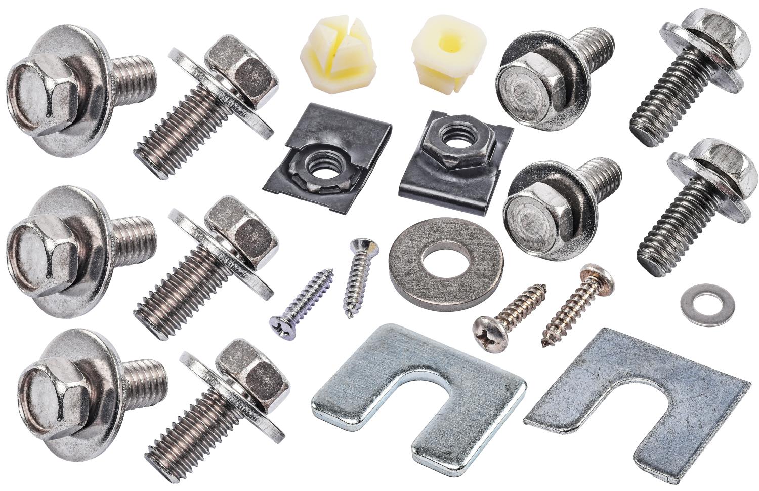 Front End Fastener Kit for 1967-1972 GM Truck, Blazer, Jimmy, Suburban [Polished Stainless Steel]
