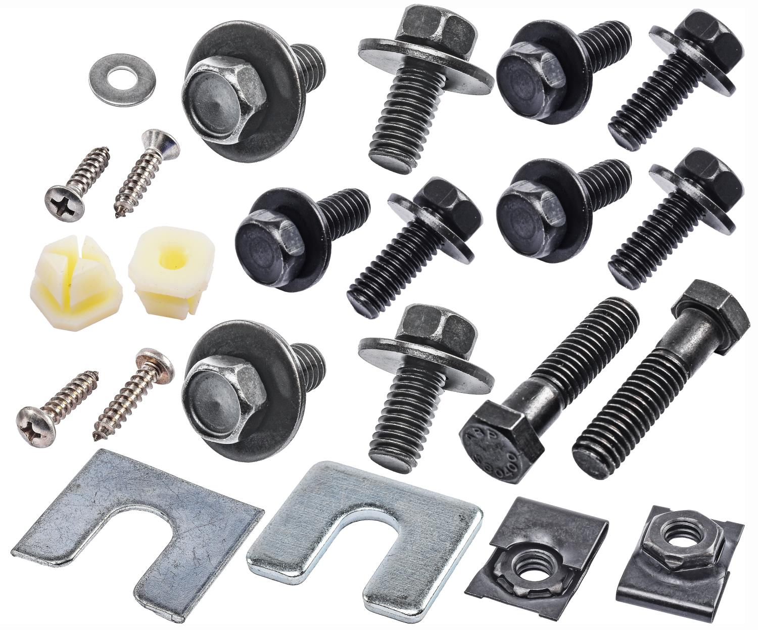 Front End Fastener Kit for 1967-1972 GM Truck/SUV [Black Oxide-Coated Stainless Steel]