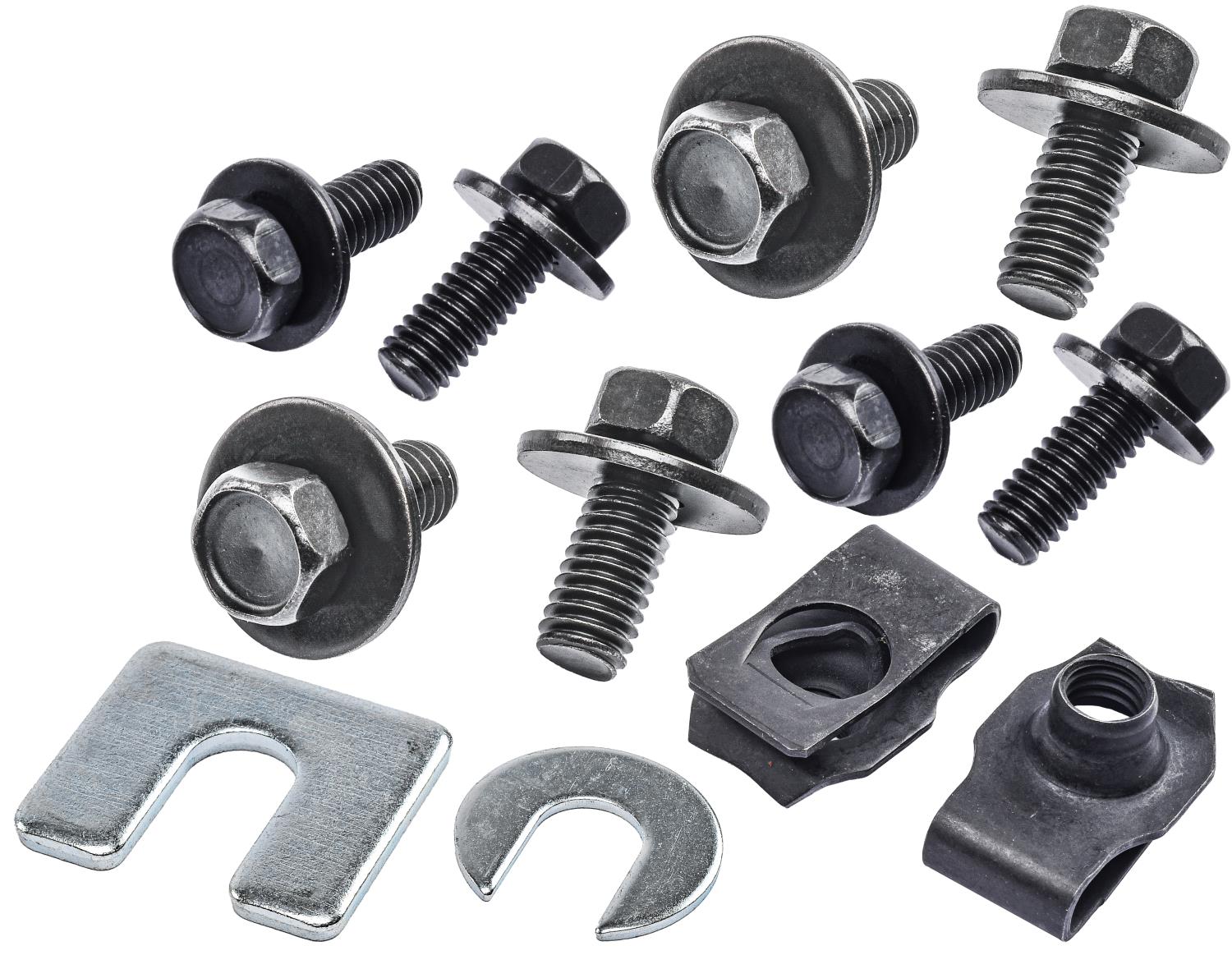 Front End Fastener Kit for 1973-1980 GM Truck [Black Oxide-Coated Stainless Steel]