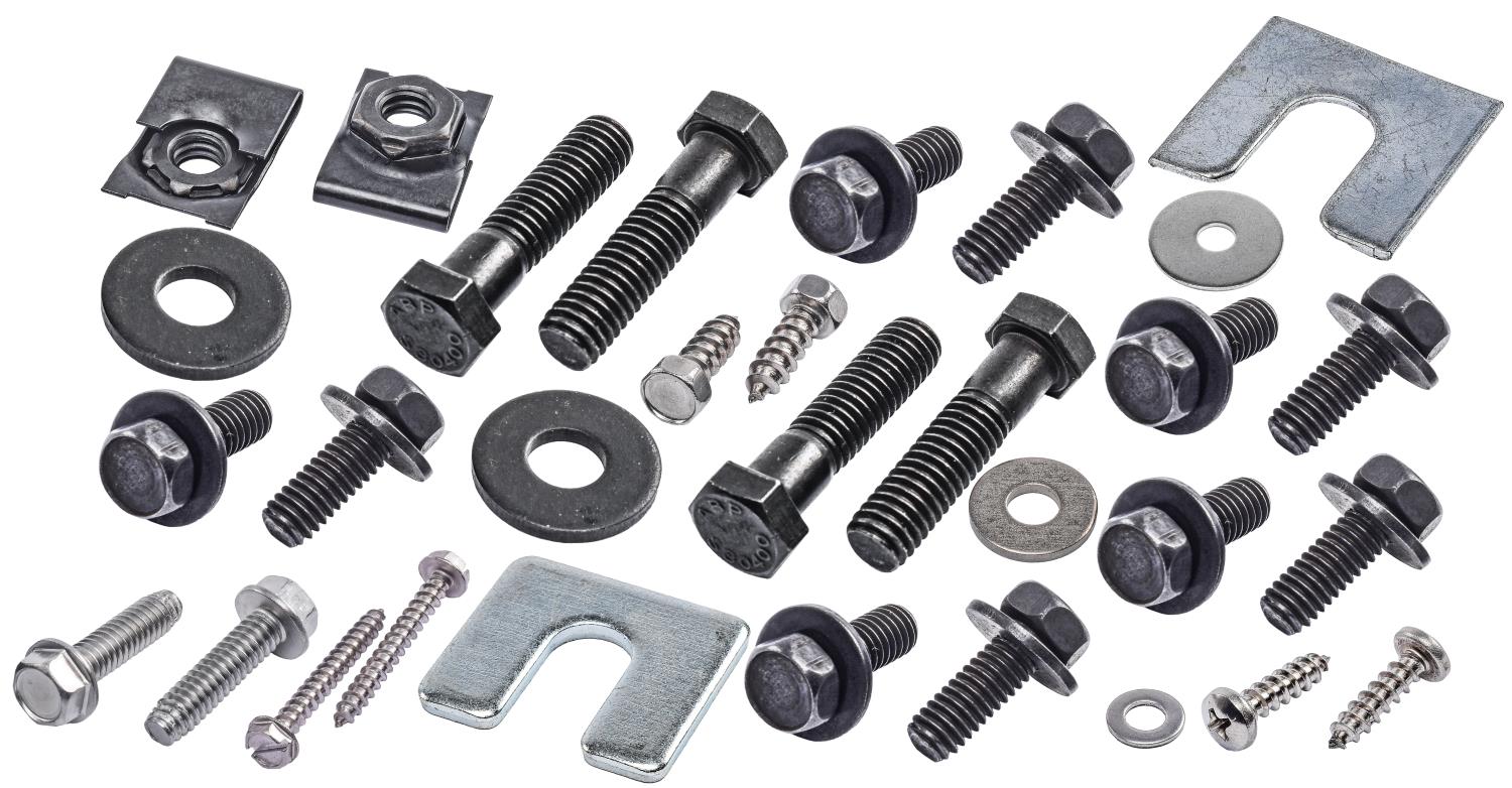 Front End Fastener Kit for 1981-1987 GM Truck/SUV [Black Oxide-Coated Stainless Steel]