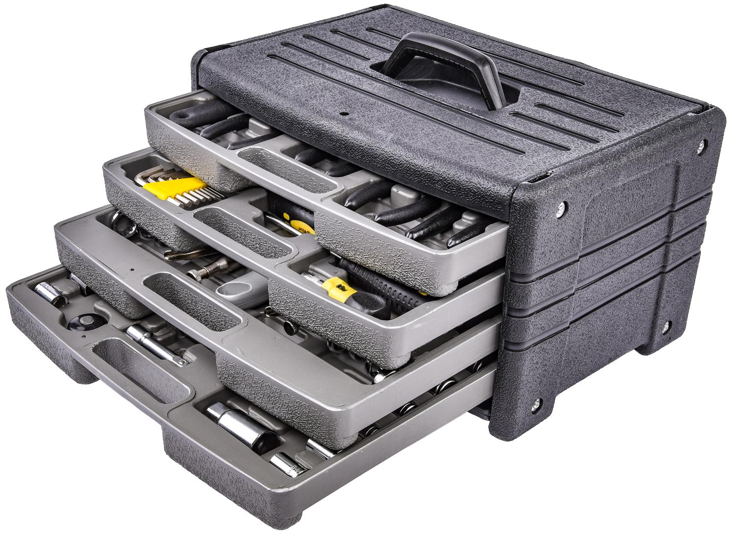 99-Piece Tool Set with 4-Drawer Carry Case