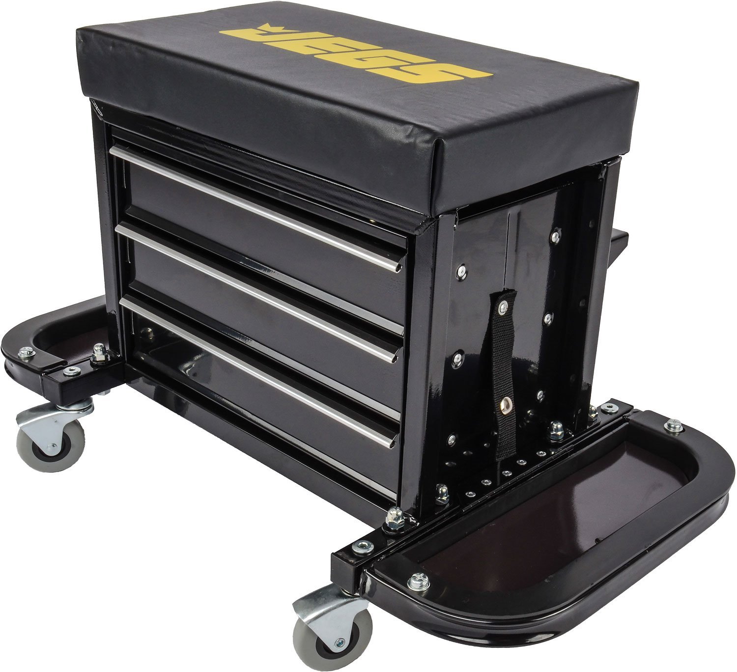 3-Drawer Rolling Tool Box Seat