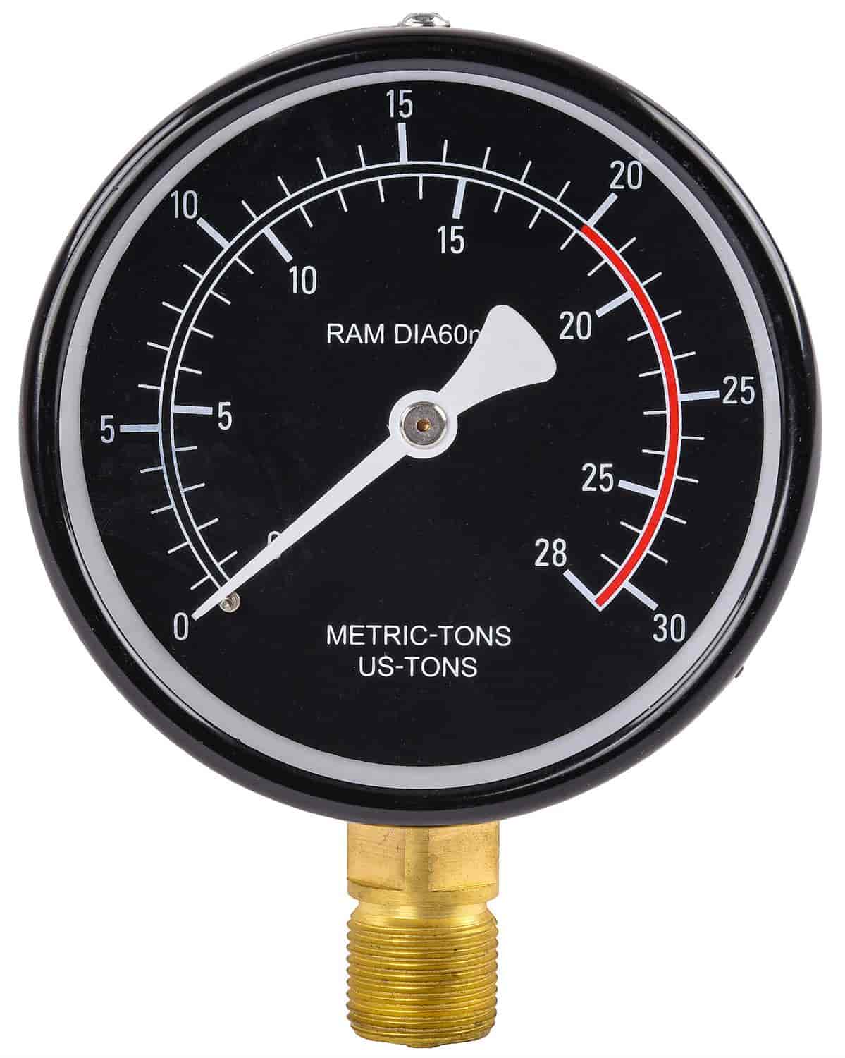 Replacement Pressure Gauge for 20-Ton Hydraulic Shop Press 555-81638