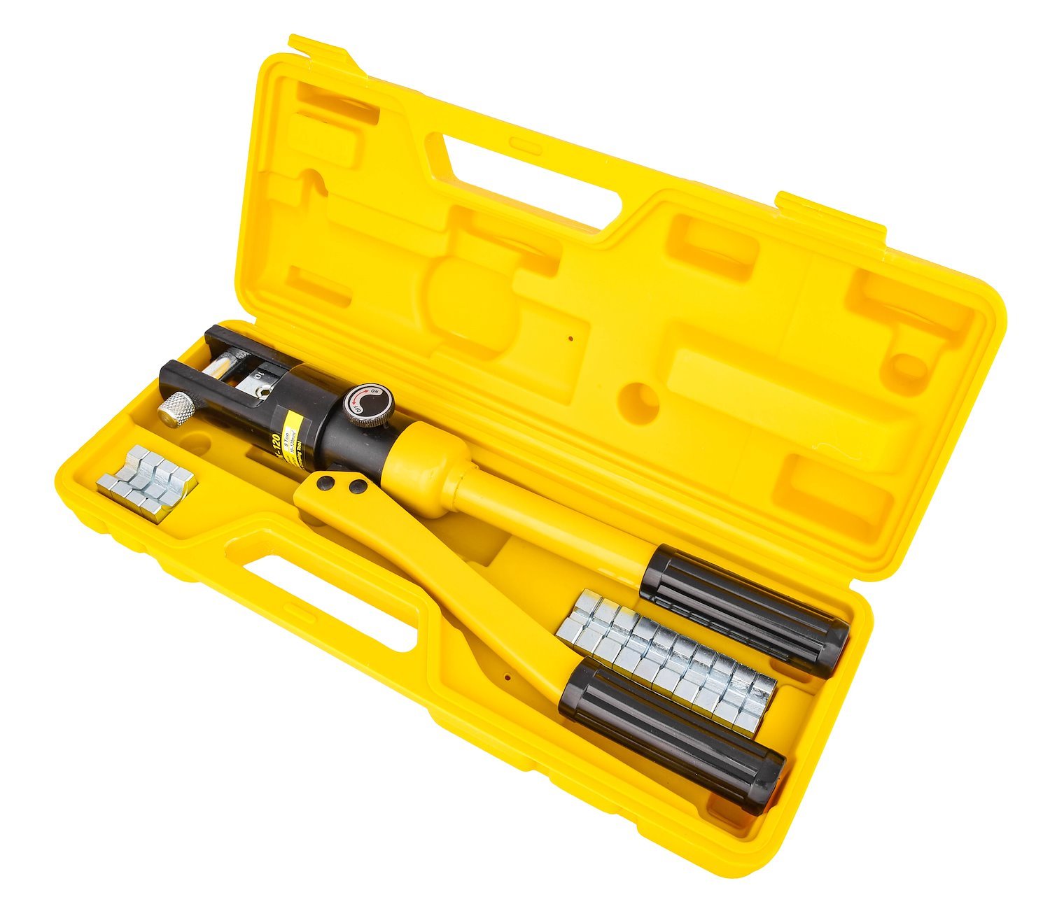 8-Ton Hydraulic Wire Crimping Tool for Crimping 7-4/0 Gauge Wire & Battery Cable Terminals