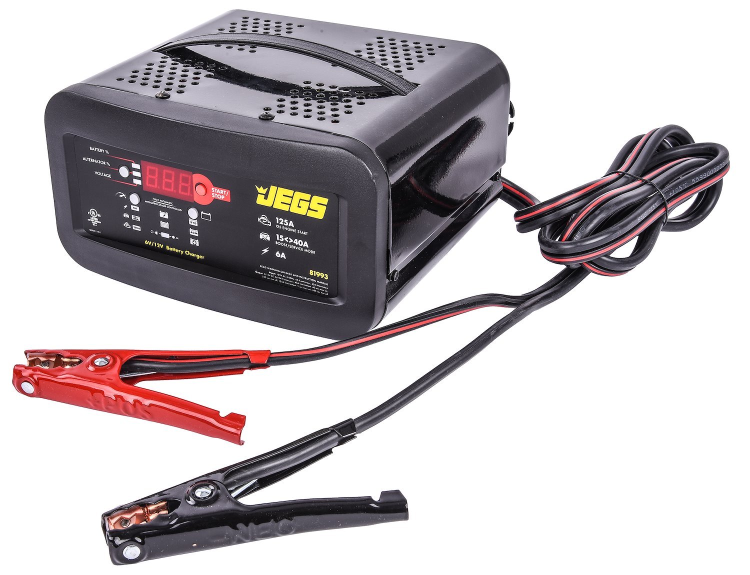 Heavy Duty Battery Charger [6, 15, 40, 125 Amp, 12 Volt]