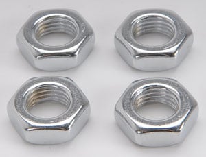 Chrome Plated Steel Jam Nuts 7/16"-20 LH