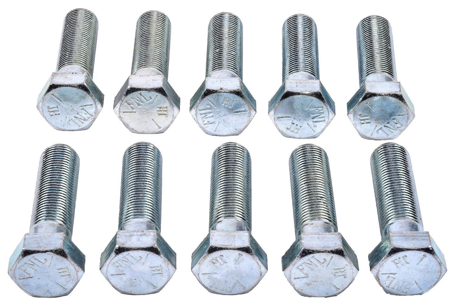 Hex Head Bolts, 5/8 in.-18 x 2 1/4 in. UHL, Carbon Steel, Grade 5 [Set of 10]