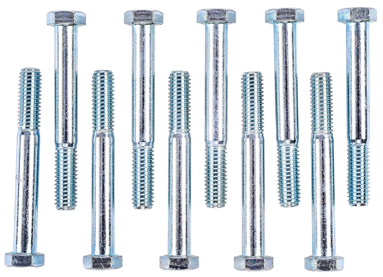 Hex Head Bolts, 3/8 in.-16 x 3 in. UHL, Carbon Steel, Grade 5 [Set of 10]