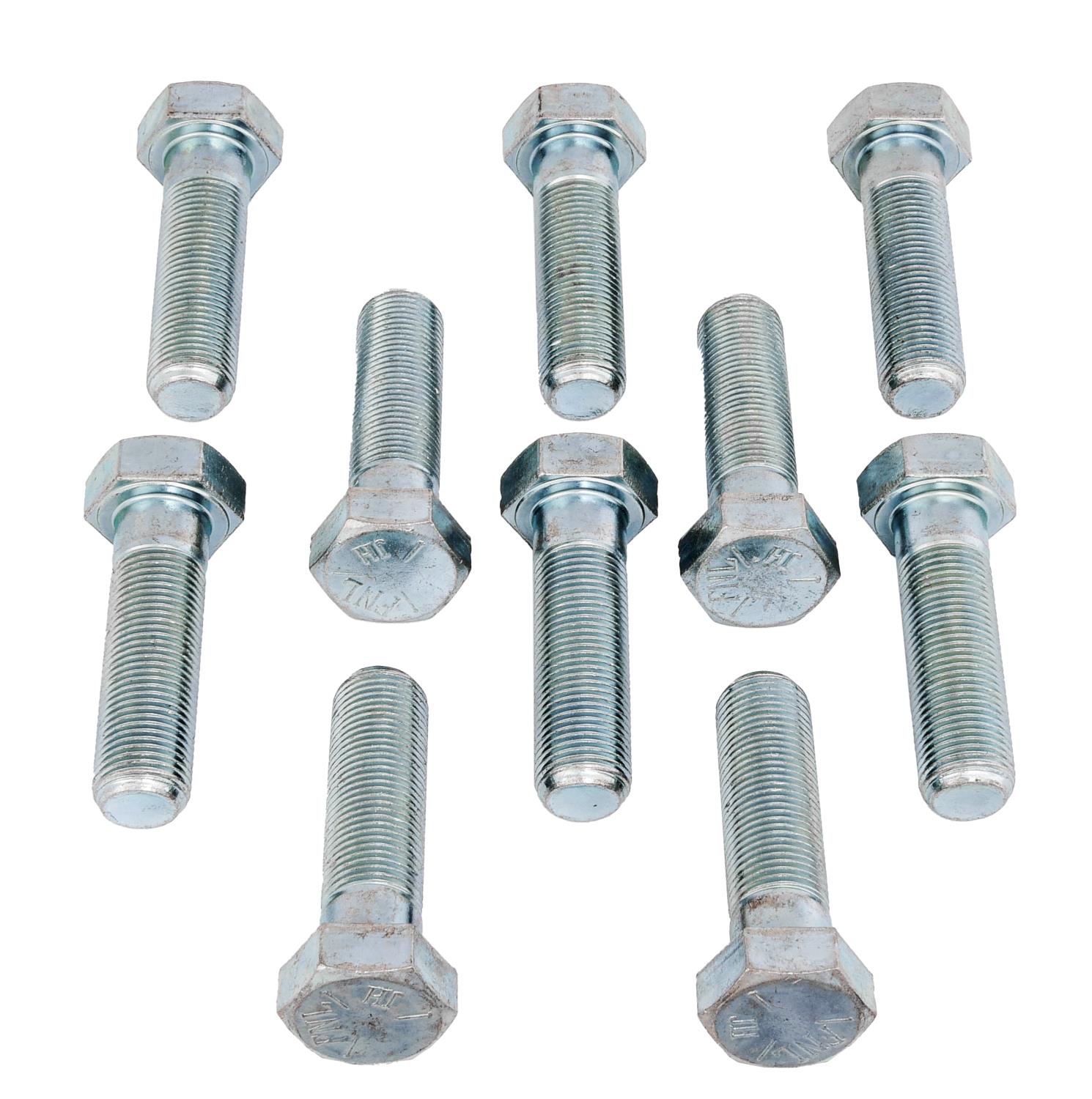 Hex Head Bolts, 5/8 in.-18 x 2 1/4 in. UHL, Carbon Steel, Grade 5 [Set of 10]