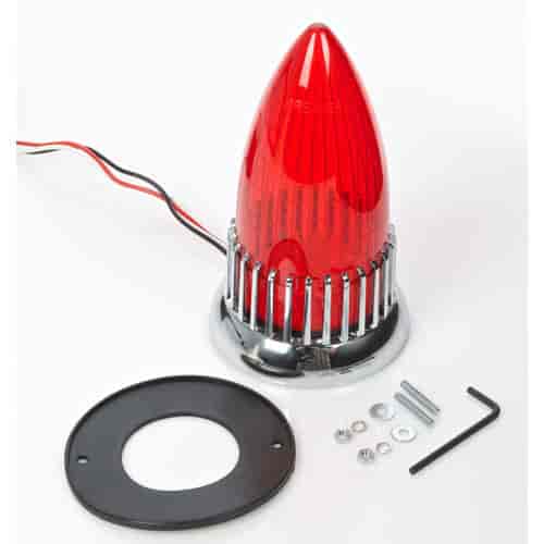 1959 Cadillac Style Tail Light Red Lens with Incandescent Bulb