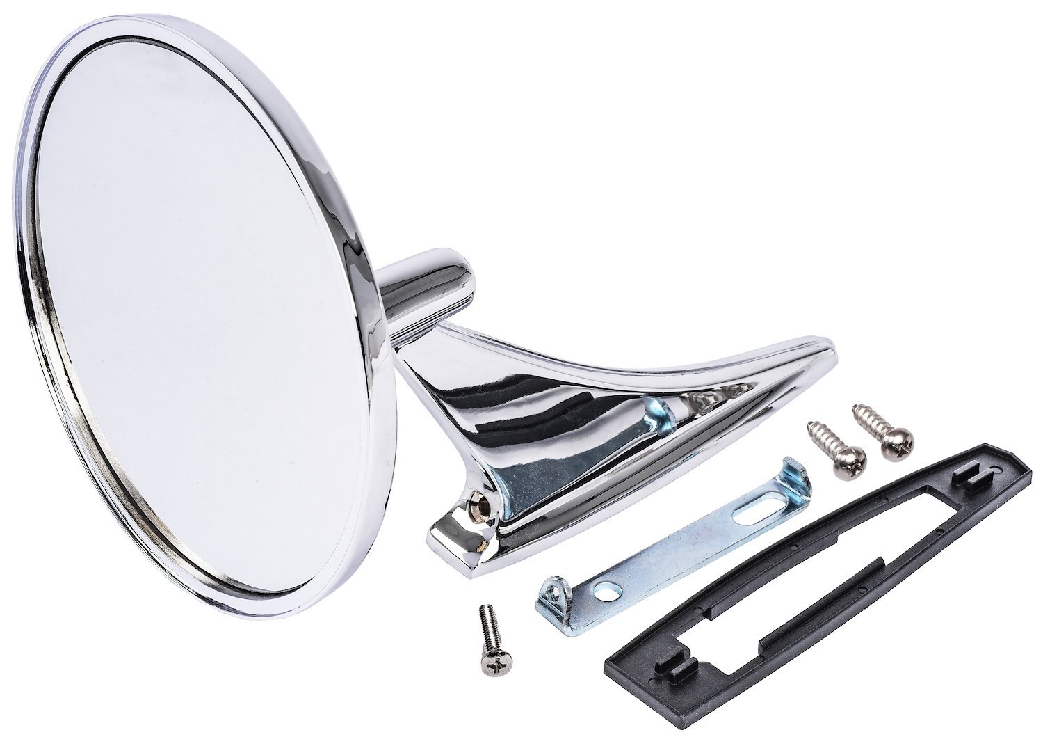 Side View Mirror With Bowtie Logo Fits Select 1966-1972 Chevy Cars [Left/Driver Side or Passenger/Right Side]